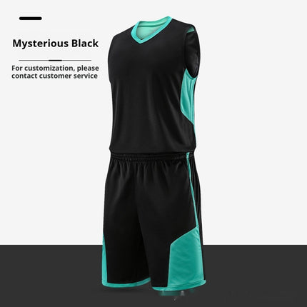 Basketball Wear Suit Training Competition Team Uniform Team Vest Printed Breathable Sports Workout Clothes