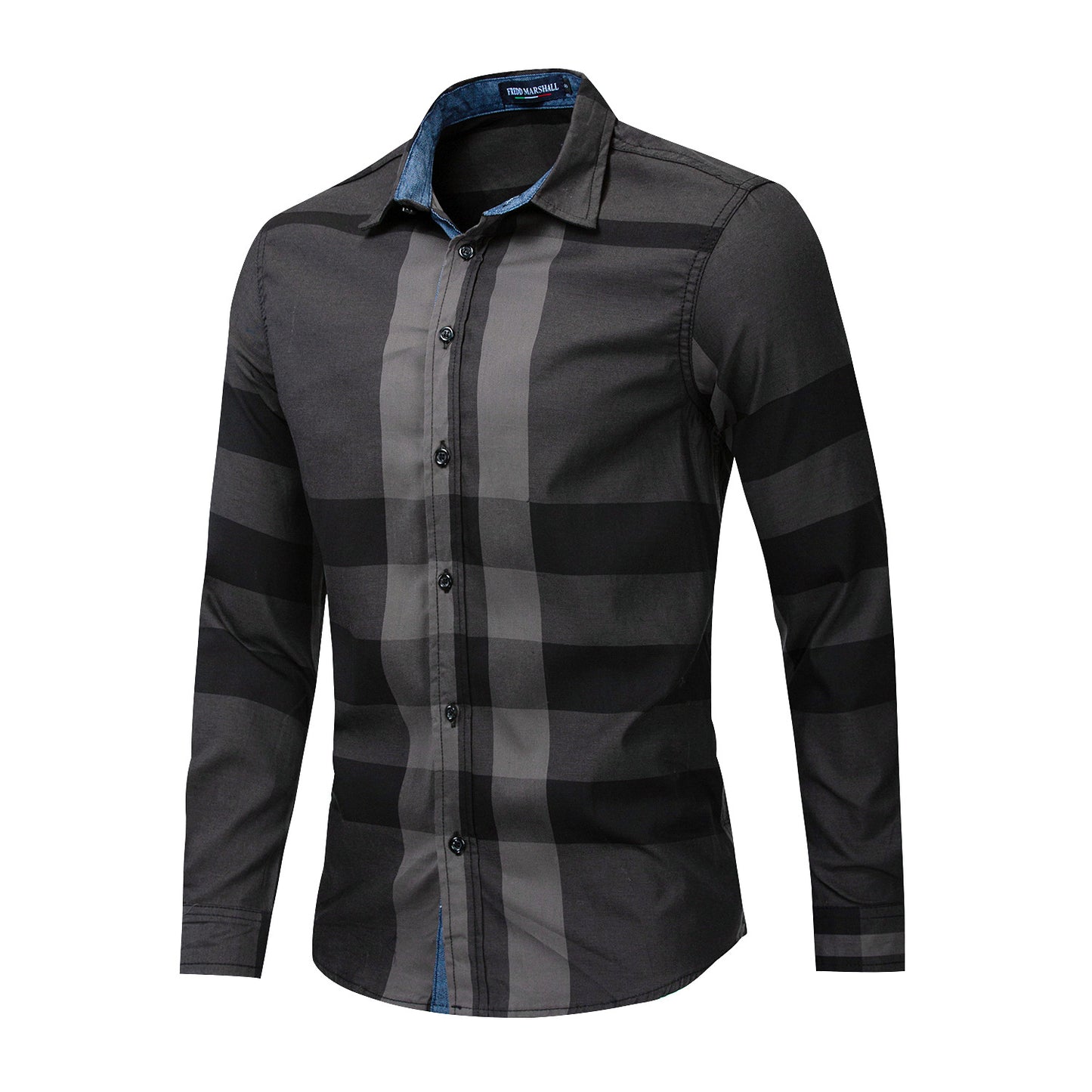 Men's Cotton Long-sleeved Shirt