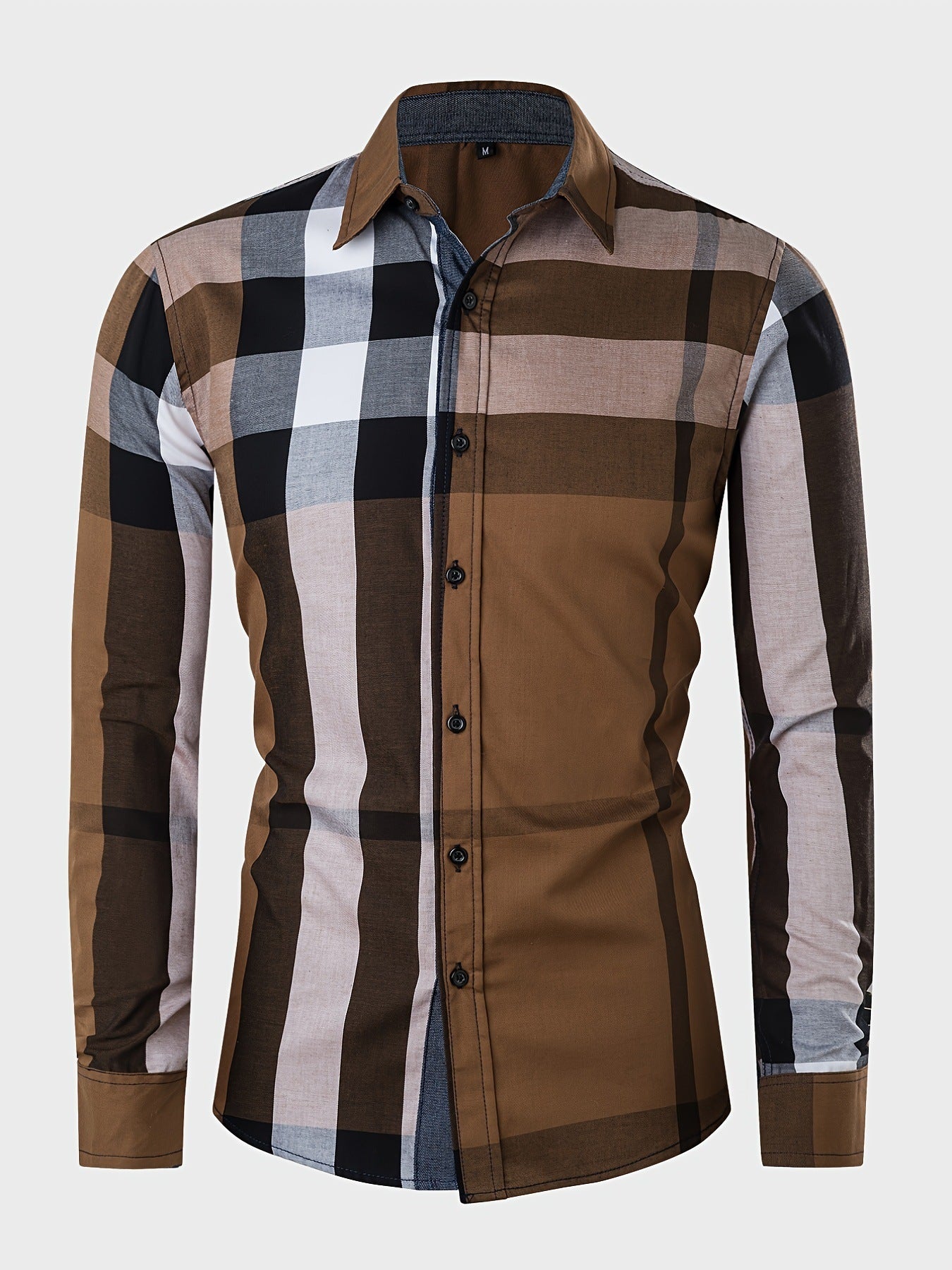 Men's Cotton Long-sleeved Shirt