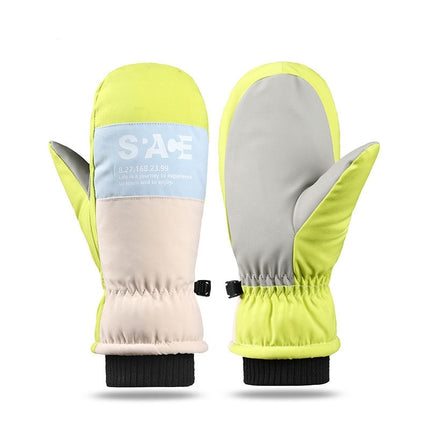 Windproof Thickened Plus Skiing Mittens