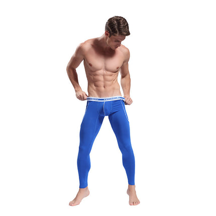 Men's Soft Fabric Slim-fit Stretch Long Johns