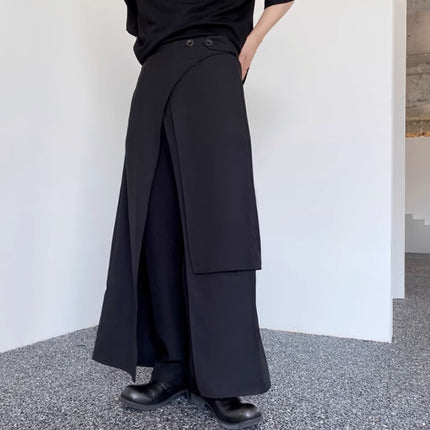 Multi Layered Large Skirt Harem Pant