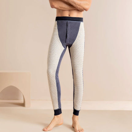 Men's Cotton Graphene Waist Support Long Johns