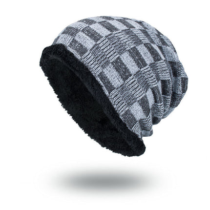 Wool and Plus Velvet Warm Hat